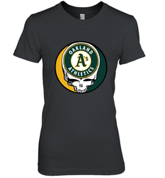 Oakland Athletics Grateful Dead Baseball Steal Your Face MLB Women's Premium T-Shirt