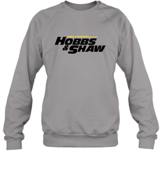 Fast & Furious Hobbs & Shaw Yellow And Black Movie Logo Crewneck Sweatshirt