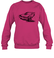 Fast & Furious Dom's Charger with Engine Crewneck Sweatshirt Crewneck Sweatshirt - globaltrendtees