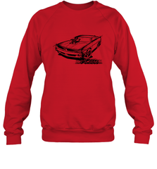 Fast & Furious Dom's Charger with Engine Crewneck Sweatshirt Crewneck Sweatshirt - globaltrendtees