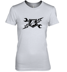 Fast & Furious Racing Shield Motif Women's Premium T-Shirt