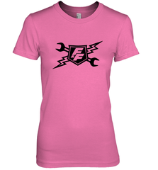 Fast & Furious Racing Shield Motif Women's Premium T-Shirt Women's Premium T-Shirt - globaltrendtees