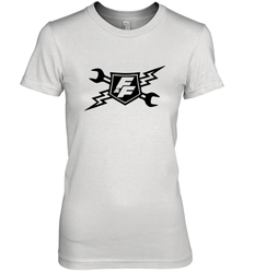 Fast & Furious Racing Shield Motif Women's Premium T-Shirt