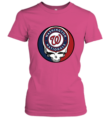 Washington Nationals Grateful Dead Baseball Steal Your Face MLB Women's T-Shirt Women's T-Shirt - globaltrendtees