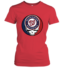Washington Nationals Grateful Dead Baseball Steal Your Face MLB Women's T-Shirt Women's T-Shirt - globaltrendtees
