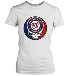 Washington Nationals Grateful Dead Baseball Steal Your Face MLB Women's T-Shirt