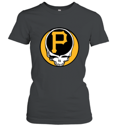 Pittsburgh Pirates Grateful Dead Baseball Steal Your Face MLB Women's T-Shirt