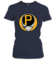 Pittsburgh Pirates Grateful Dead Baseball Steal Your Face MLB Women's T-Shirt Women's T-Shirt - globaltrendtees