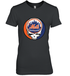 New York Mets Grateful Dead Baseball Steal Your Face MLB Women's Premium T-Shirt