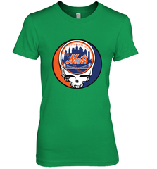New York Mets Grateful Dead Baseball Steal Your Face MLB Women's Premium T-Shirt Women's Premium T-Shirt - globaltrendtees