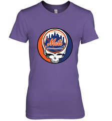 New York Mets Grateful Dead Baseball Steal Your Face MLB Women's Premium T-Shirt Women's Premium T-Shirt - globaltrendtees