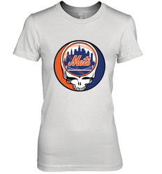 New York Mets Grateful Dead Baseball Steal Your Face MLB Women's Premium T-Shirt