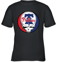 Philadelphia Phillies Grateful Dead Baseball Steal Your Face MLB Youth T-Shirt