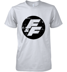 Fast and Furious Distressed Circle Logo Men's Premium T-Shirt Men's Premium T-Shirt - globaltrendtees