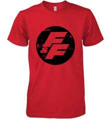 Fast and Furious Distressed Circle Logo Men's Premium T-Shirt Men's Premium T-Shirt - globaltrendtees