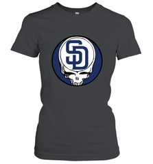 San Diego Padres Grateful Dead Baseball Steal Your Face MLB Women's T-Shirt Women's T-Shirt - globaltrendtees