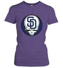 San Diego Padres Grateful Dead Baseball Steal Your Face MLB Women's T-Shirt Women's T-Shirt - globaltrendtees