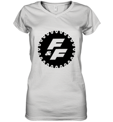 Fast & Furious Gear Circle Logo Women's V-Neck T-Shirt