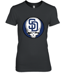 San Diego Padres Grateful Dead Baseball Steal Your Face MLB Women's Premium T-Shirt