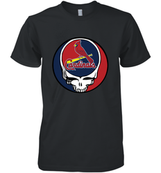 St Louis Cardinals Grateful Dead Baseball Steal Your Face MLB Men's Premium T-Shirt
