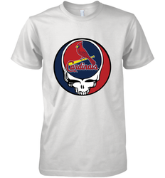 St Louis Cardinals Grateful Dead Baseball Steal Your Face MLB Men's Premium T-Shirt