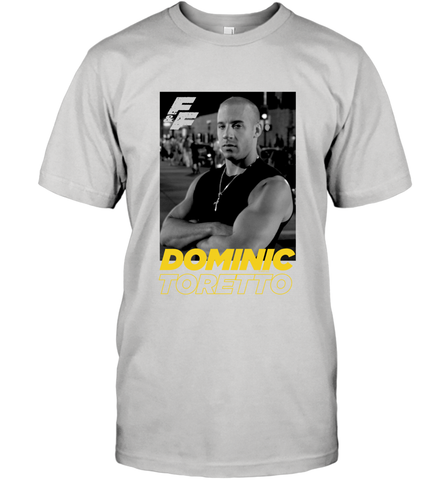 Fast & Furious Dominic Toretto Dom Portrait Logo Men's T-Shirt Men's T-Shirt / White / S Men's T-Shirt - globaltrendtees