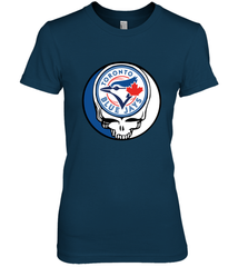 Toronto Blue Jays Grateful Dead Baseball Steal Your Face MLB Women's Premium T-Shirt Women's Premium T-Shirt - globaltrendtees