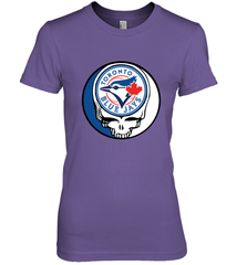 Toronto Blue Jays Grateful Dead Baseball Steal Your Face MLB Women's Premium T-Shirt Women's Premium T-Shirt - globaltrendtees