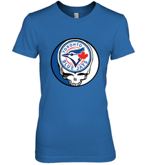 Toronto Blue Jays Grateful Dead Baseball Steal Your Face MLB Women's Premium T-Shirt Women's Premium T-Shirt - globaltrendtees