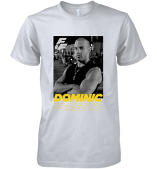 Fast & Furious Dominic Toretto Dom Portrait Logo Men's Premium T-Shirt Men's Premium T-Shirt - globaltrendtees