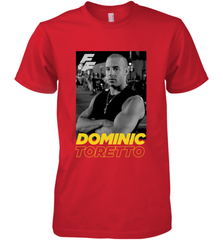 Fast & Furious Dominic Toretto Dom Portrait Logo Men's Premium T-Shirt Men's Premium T-Shirt - globaltrendtees