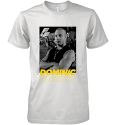 Fast & Furious Dominic Toretto Dom Portrait Logo Men's Premium T-Shirt