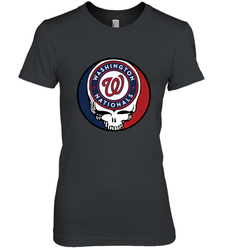 Washington Nationals Grateful Dead Baseball Steal Your Face MLB Women's Premium T-Shirt