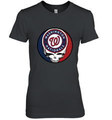 Washington Nationals Grateful Dead Baseball Steal Your Face MLB Women's Premium T-Shirt Women's Premium T-Shirt - globaltrendtees