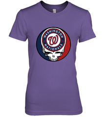 Washington Nationals Grateful Dead Baseball Steal Your Face MLB Women's Premium T-Shirt Women's Premium T-Shirt - globaltrendtees