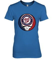 Washington Nationals Grateful Dead Baseball Steal Your Face MLB Women's Premium T-Shirt Women's Premium T-Shirt - globaltrendtees