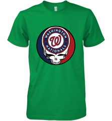 Washington Nationals Grateful Dead Baseball Steal Your Face MLB Men's Premium T-Shirt Men's Premium T-Shirt - globaltrendtees