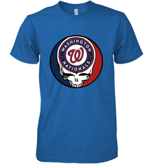 Washington Nationals Grateful Dead Baseball Steal Your Face MLB Men's Premium T-Shirt Men's Premium T-Shirt - globaltrendtees