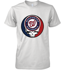 Washington Nationals Grateful Dead Baseball Steal Your Face MLB Men's Premium T-Shirt Men's Premium T-Shirt - globaltrendtees