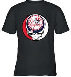 New York Yankees Grateful Dead Baseball Steal Your Face MLB Youth T-Shirt