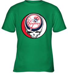 New York Yankees Grateful Dead Baseball Steal Your Face MLB Youth T-Shirt Youth T-Shirt - globaltrendtees