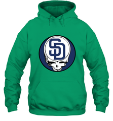 San Diego Padres Grateful Dead Baseball Steal Your Face MLB Hooded Sweatshirt Hooded Sweatshirt - globaltrendtees