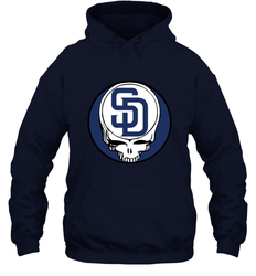 San Diego Padres Grateful Dead Baseball Steal Your Face MLB Hooded Sweatshirt