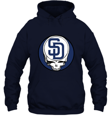 San Diego Padres Grateful Dead Baseball Steal Your Face MLB Hooded Sweatshirt Hooded Sweatshirt - globaltrendtees