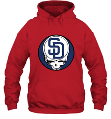 San Diego Padres Grateful Dead Baseball Steal Your Face MLB Hooded Sweatshirt Hooded Sweatshirt - globaltrendtees