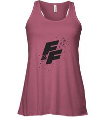 Fast & Furious Paint Splatter Bold Logo Women's Tank Top Women's Tank Top - globaltrendtees