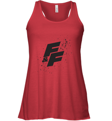 Fast & Furious Paint Splatter Bold Logo Women's Tank Top Women's Tank Top - globaltrendtees