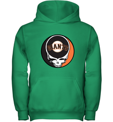 San Francisco Giants Grateful Dead Baseball Steal Your Face MLB Youth Hooded Sweatshirt Youth Hooded Sweatshirt - globaltrendtees