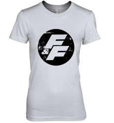 Fast and Furious Distressed Circle Logo Women's Premium T-Shirt