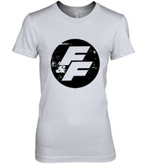 Fast and Furious Distressed Circle Logo Women's Premium T-Shirt Women's Premium T-Shirt - globaltrendtees